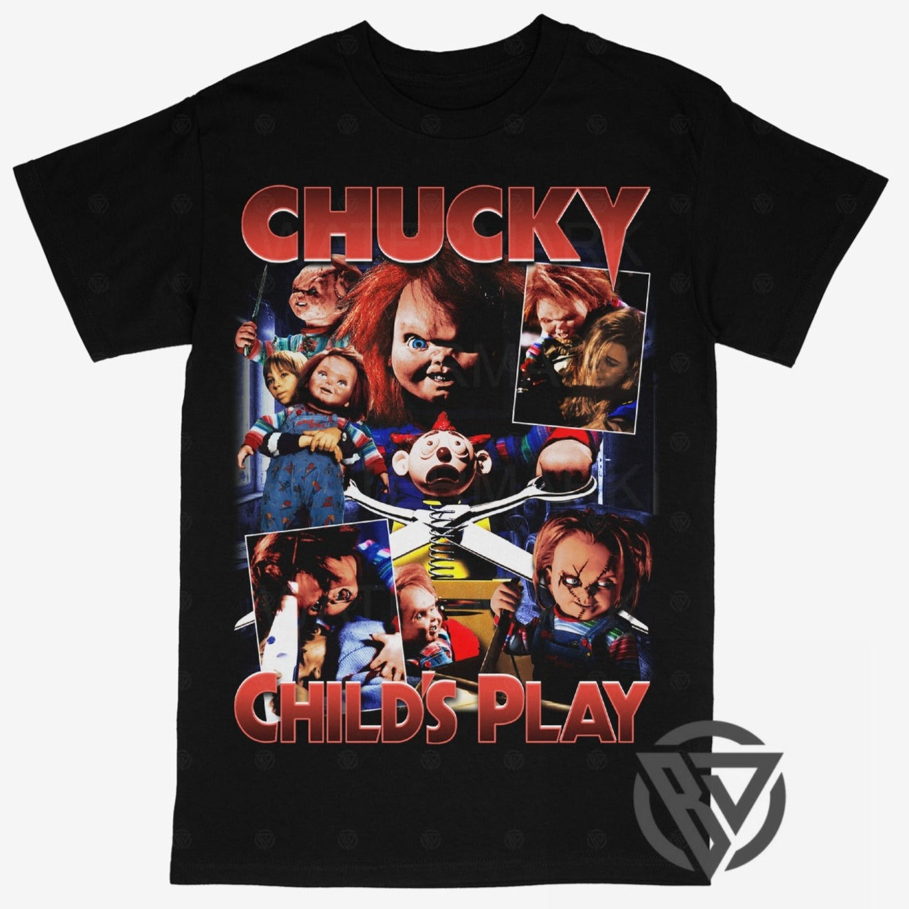 Chucky Tee Shirt Childs Play Scary Movie Halloween