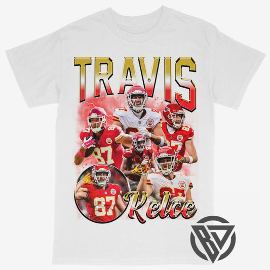 Travis Kelce Tee Shirt Kansas City Chiefs NFL Football