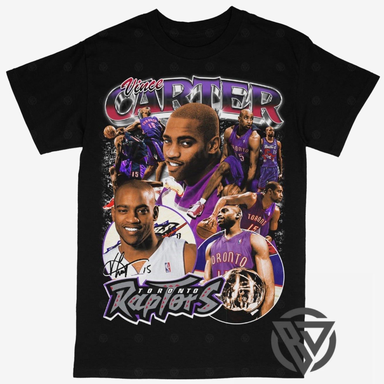 Vince Carter Tee Shirt Toronto Raptors NBA Basketball (V2)