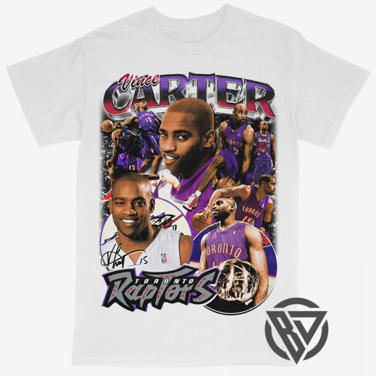 Vince Carter Tee Shirt Toronto Raptors NBA Basketball (V2)