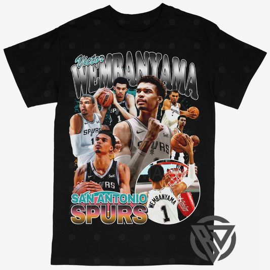 Victor Wembanyama Tee Shirt San Antonio Spurs Basketball