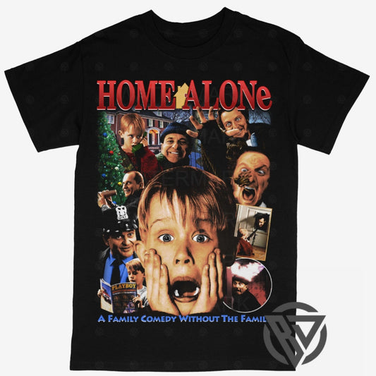 Home Alone Tee Shirt Christmas Movie Rap Style