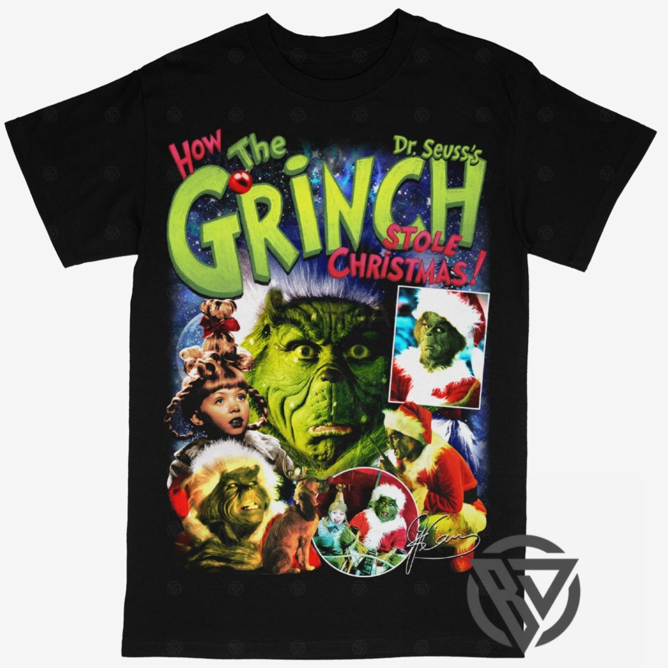 The Grinch Tee Shirt Christmas Movie Rap Style