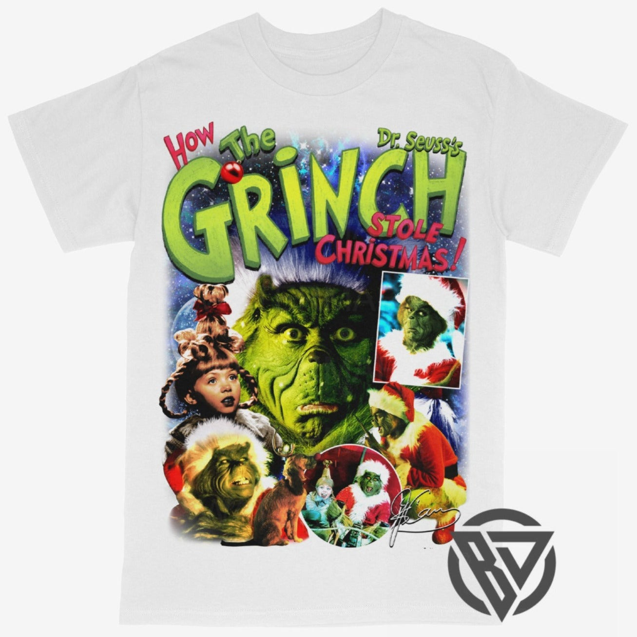 The Grinch Tee Shirt Christmas Movie Rap Style