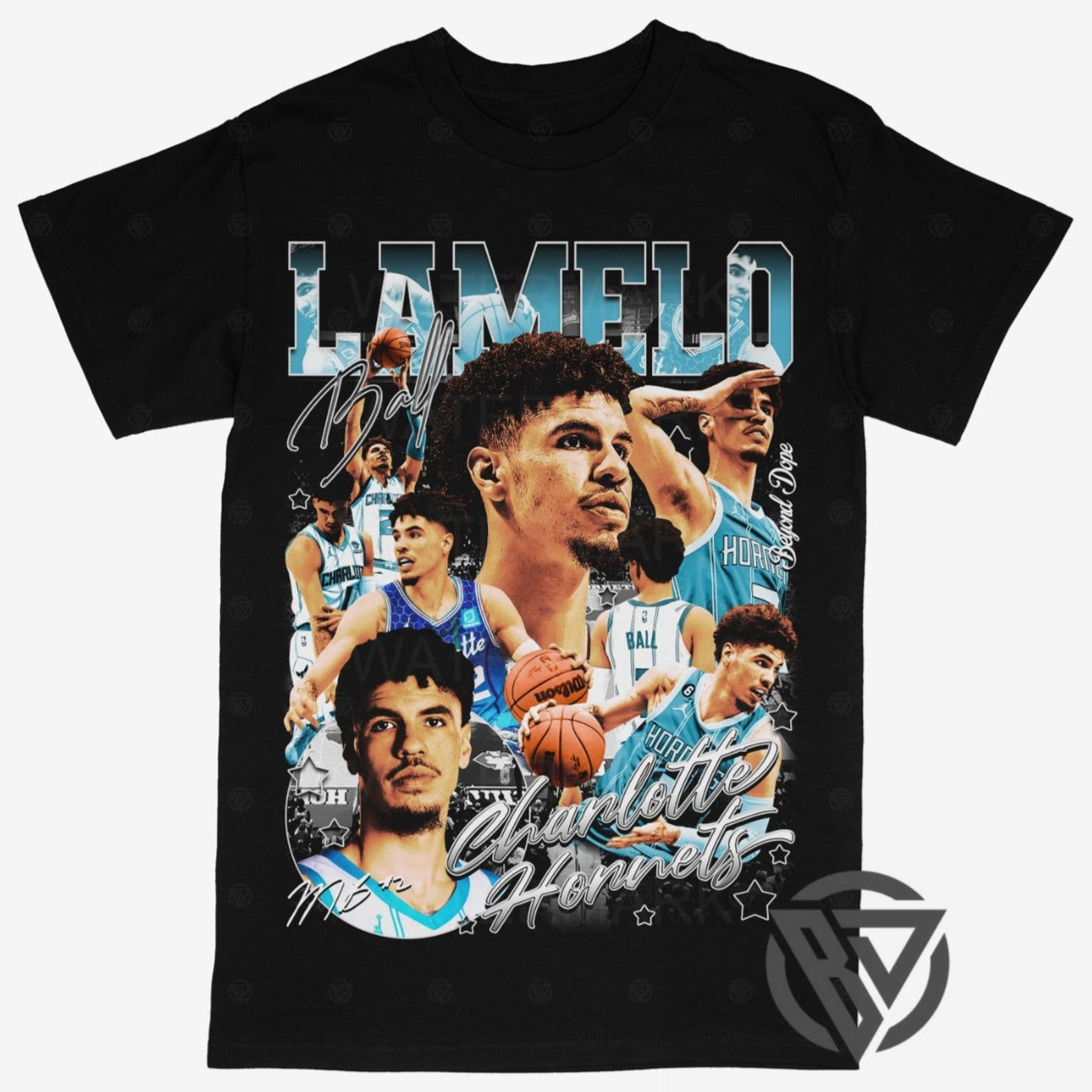 Lamelo Ball Tee Shirt Charlotte Hornets NBA Basketball (V3)