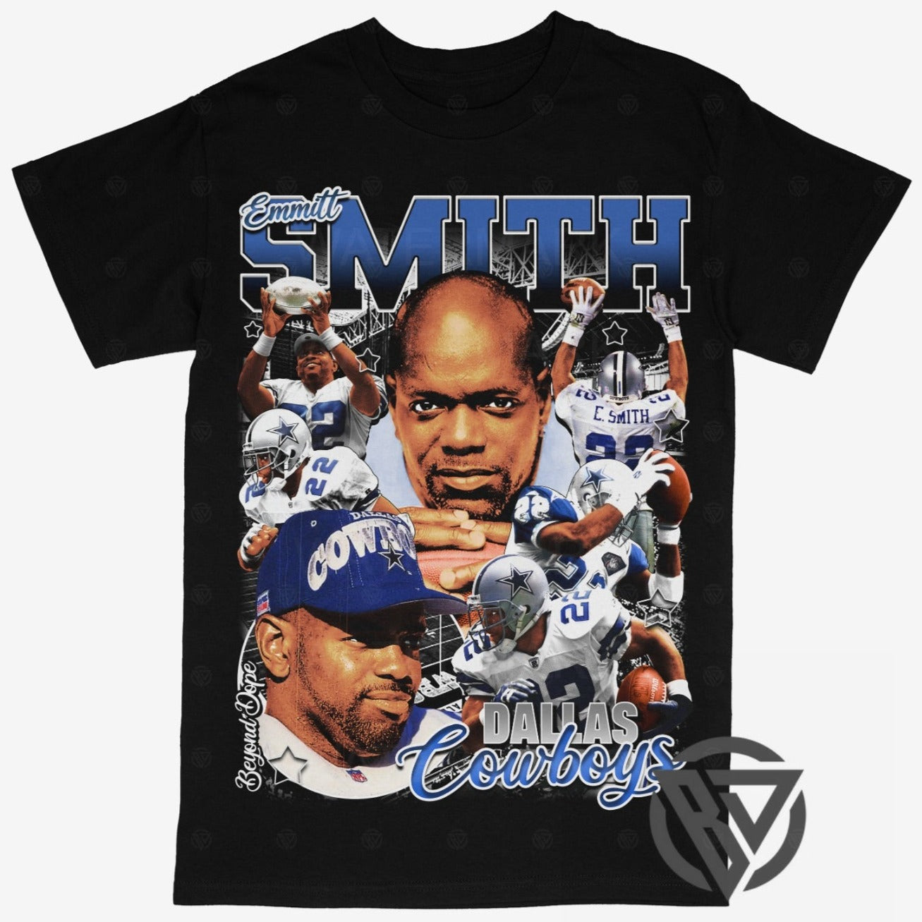 Emmitt Smith Tee Shirt Dallas Cowboys Football (V2)