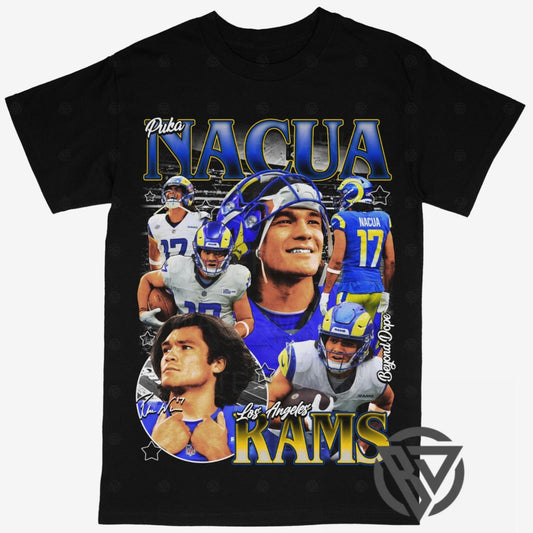 Puka Nacua Tee Shirt Los Angeles LA Rams Football