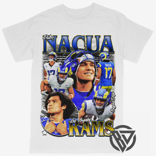 Puka Nacua Tee Shirt Los Angeles LA Rams Football