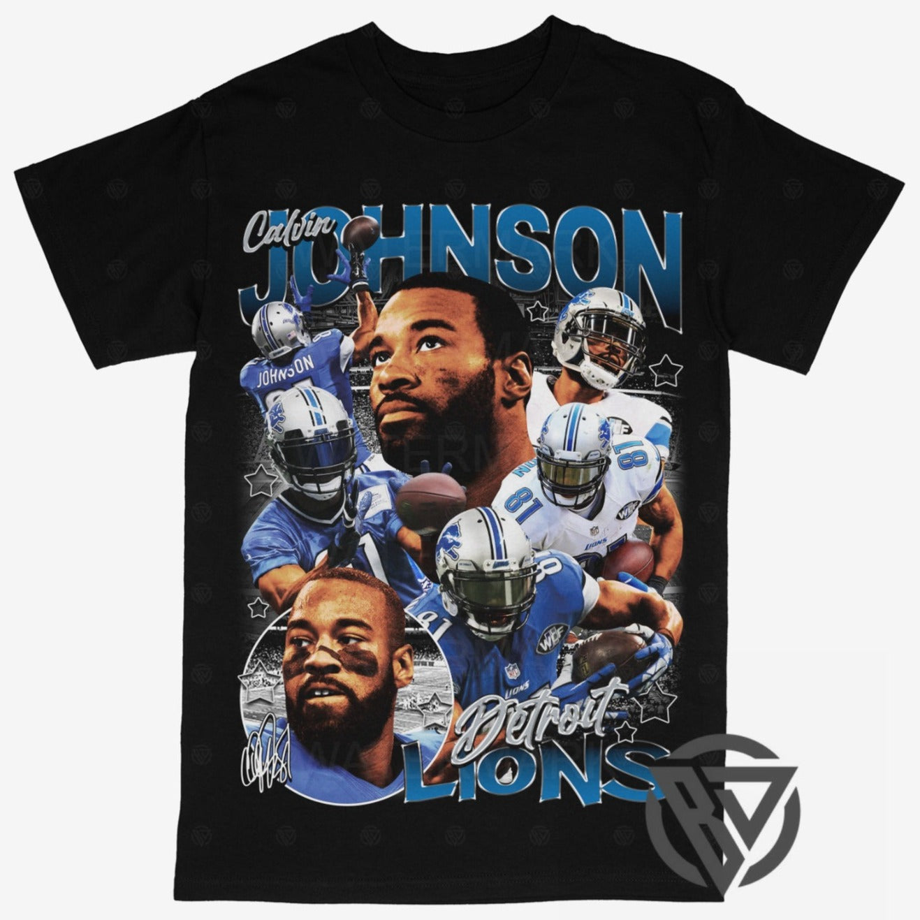 Calvin Johnson Tee Shirt Detroit Lions Football