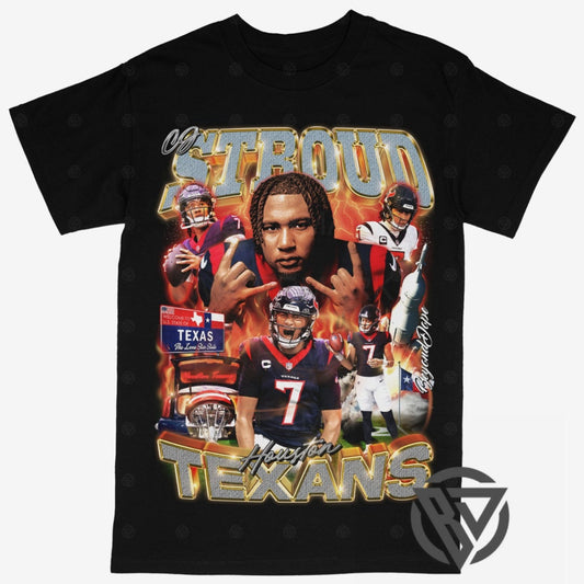 CJ Stroud Tee Shirt Texas Texans NFL Football (V2)
