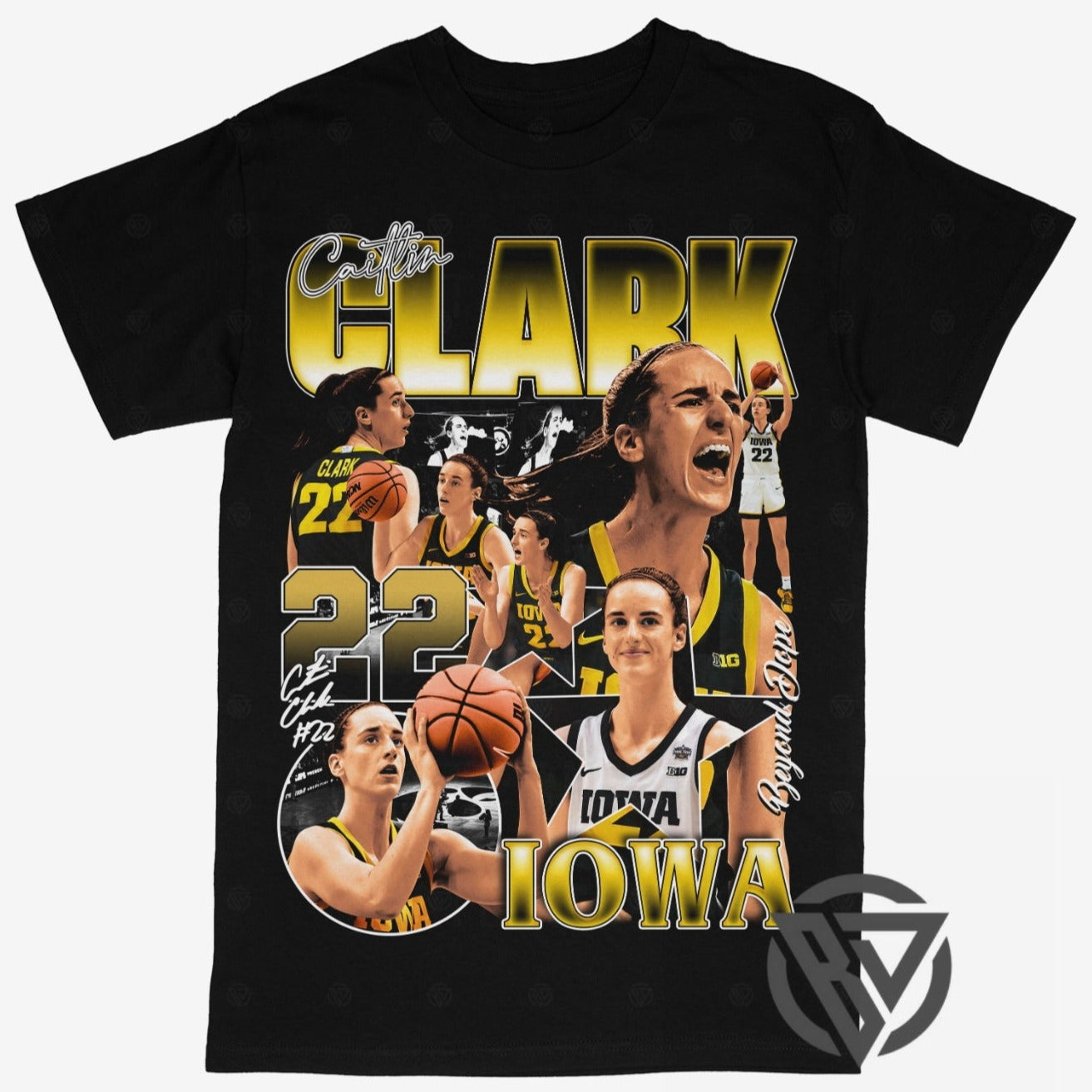 Caitlin Clark Tee Shirt Iowa NCAA Basketball