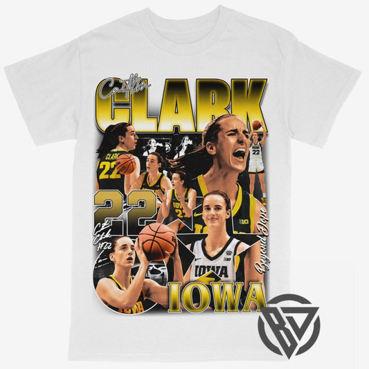 Caitlin Clark Tee Shirt Iowa NCAA Basketball