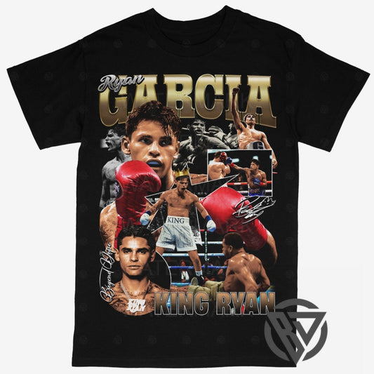 Ryan Garcia Tee Shirt Boxing Boxer Fighter Fighting Rap Style (V2)