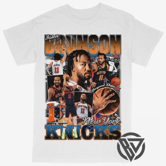 Jalen Brunson Tee Shirt New York Knicks NBA Basketball