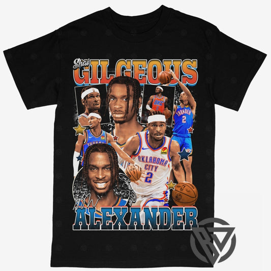 Shai Gilgeous-Alexander Tee Shirt Oklahoma City Thunder NBA Basketball