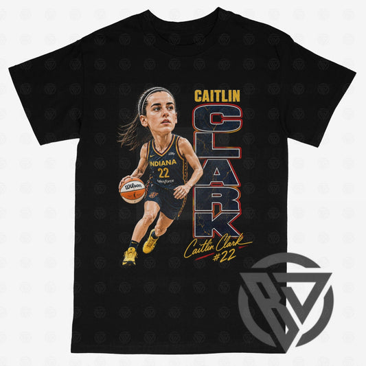 Caitlin Clark Indiana Fever graphic t-shirt vintage basketball design