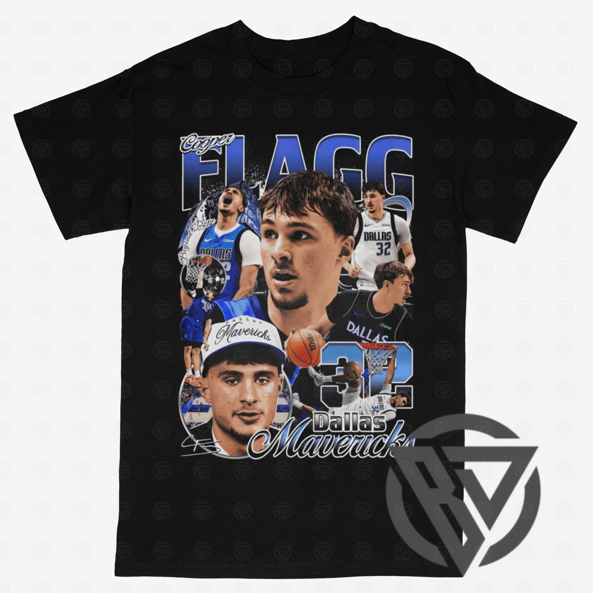 Cooper Flagg Dallas Mavericks NBA Basketball Tee T-Shirt