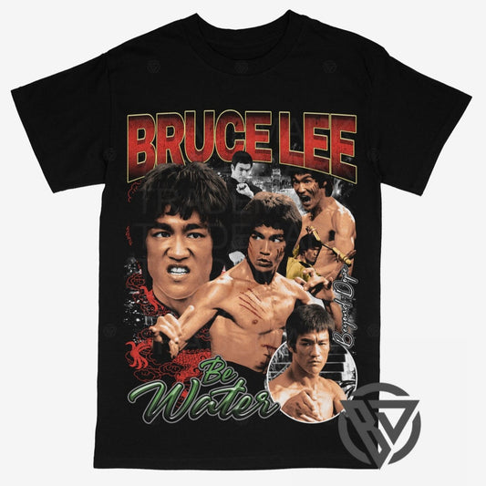 Bruce Lee Graphic Rap Style Tee Shirt