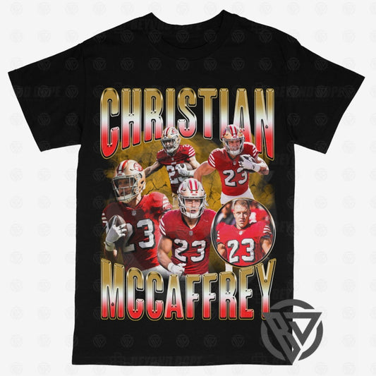 Christian McCaffrey Tee Shirt San Francisco 49ers NFL Football CMC