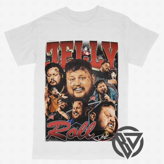 Jelly Roll Tee Shirt Concert Tour Music Artist Graphic Merch