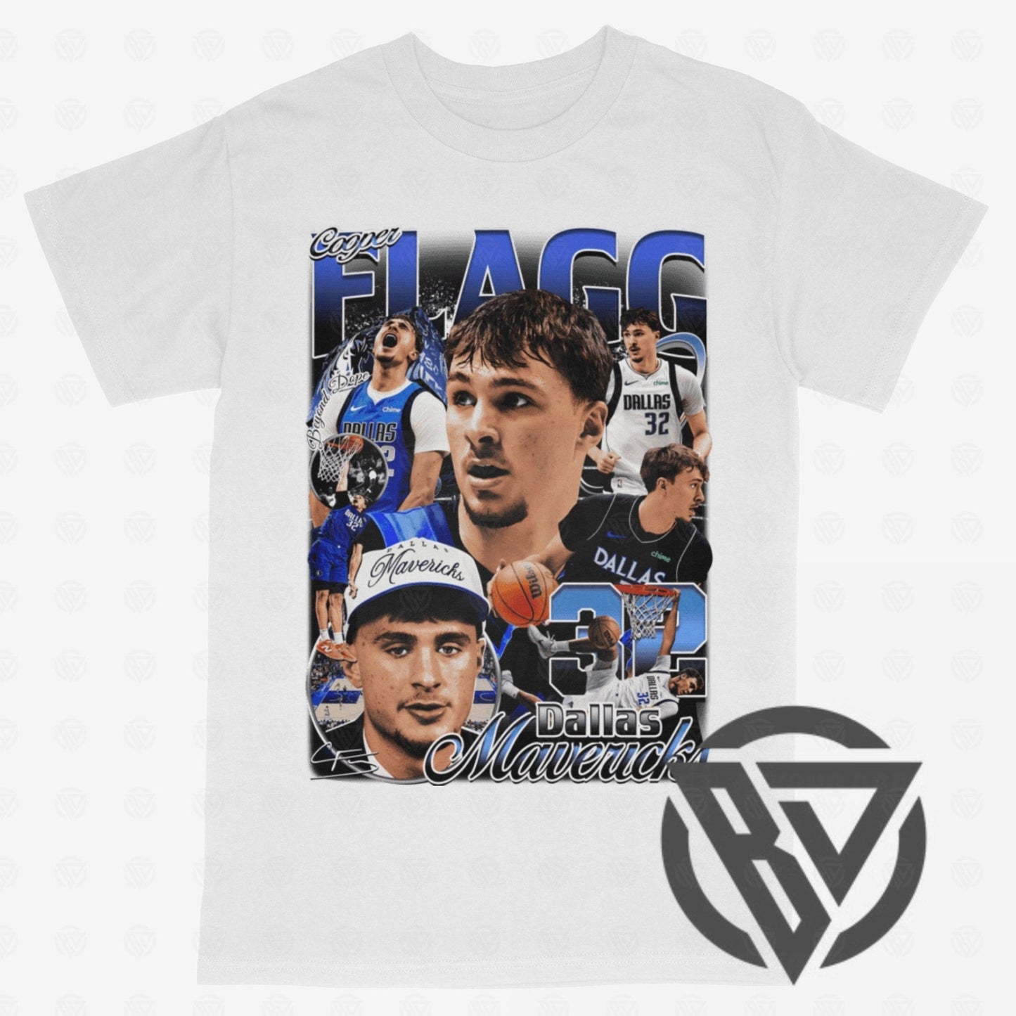 Cooper Flagg Dallas Mavericks NBA Basketball Tee T-Shirt