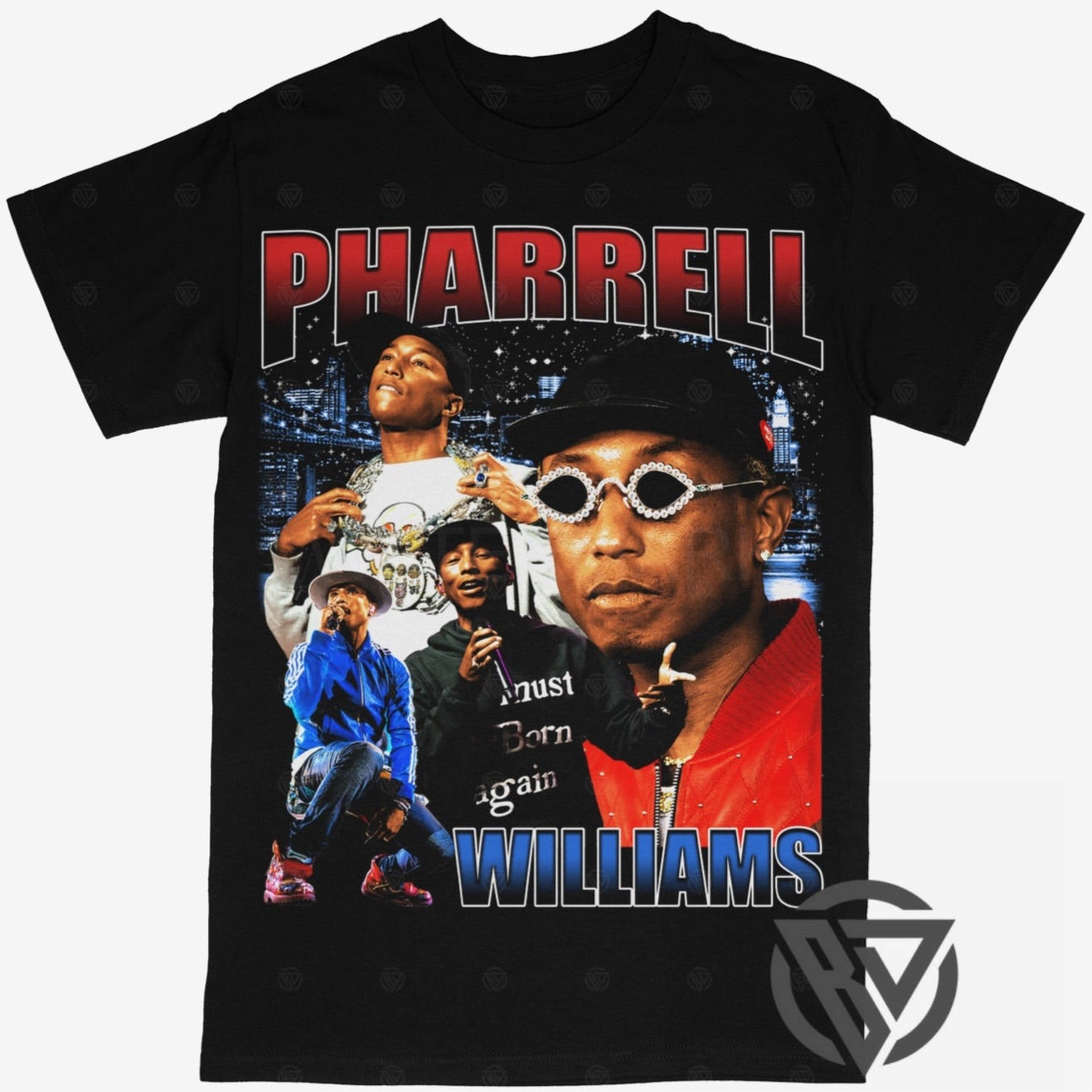 Pharrell Williams Tee Shirt Hip Hop Rap Style