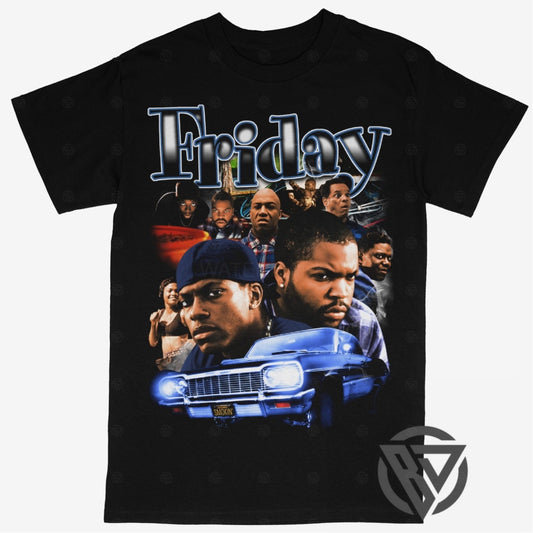 Friday Tee Shirt Ice Cube Movie Hiphop Rap Style