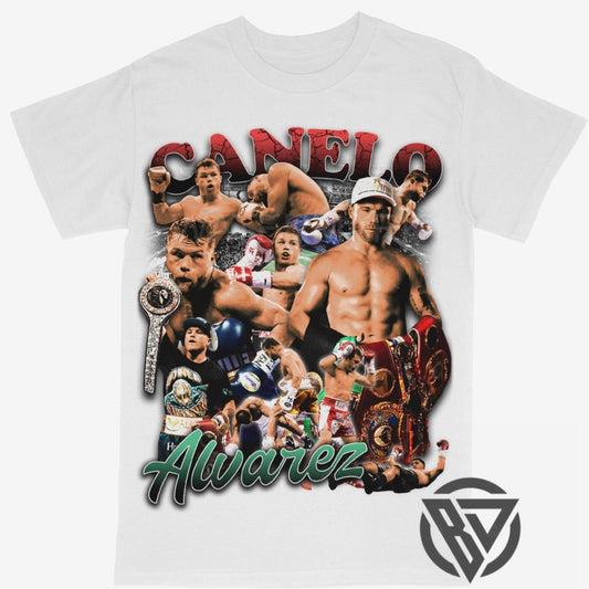 Canelo Alvarez Tee Shirt Boxing Mexican Fighter (V2)
