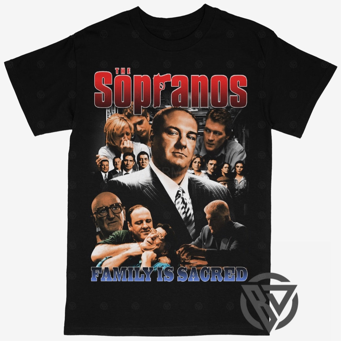 The Sopranos Tee Shirt Mafia Gangster TV Show Hiphop Rap Style
