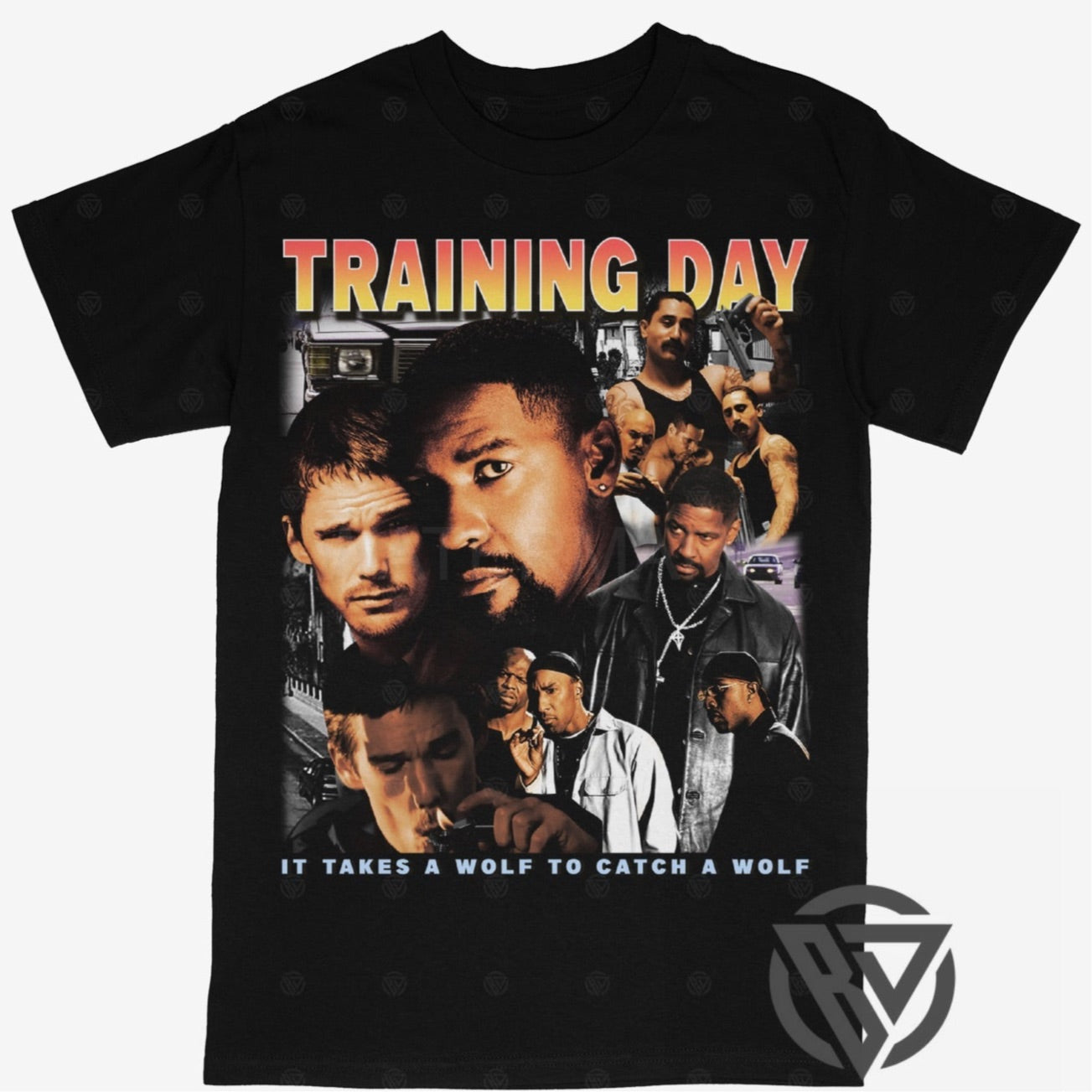 Training Day Tee Shirt Denzel Movie Hiphop Rap Style