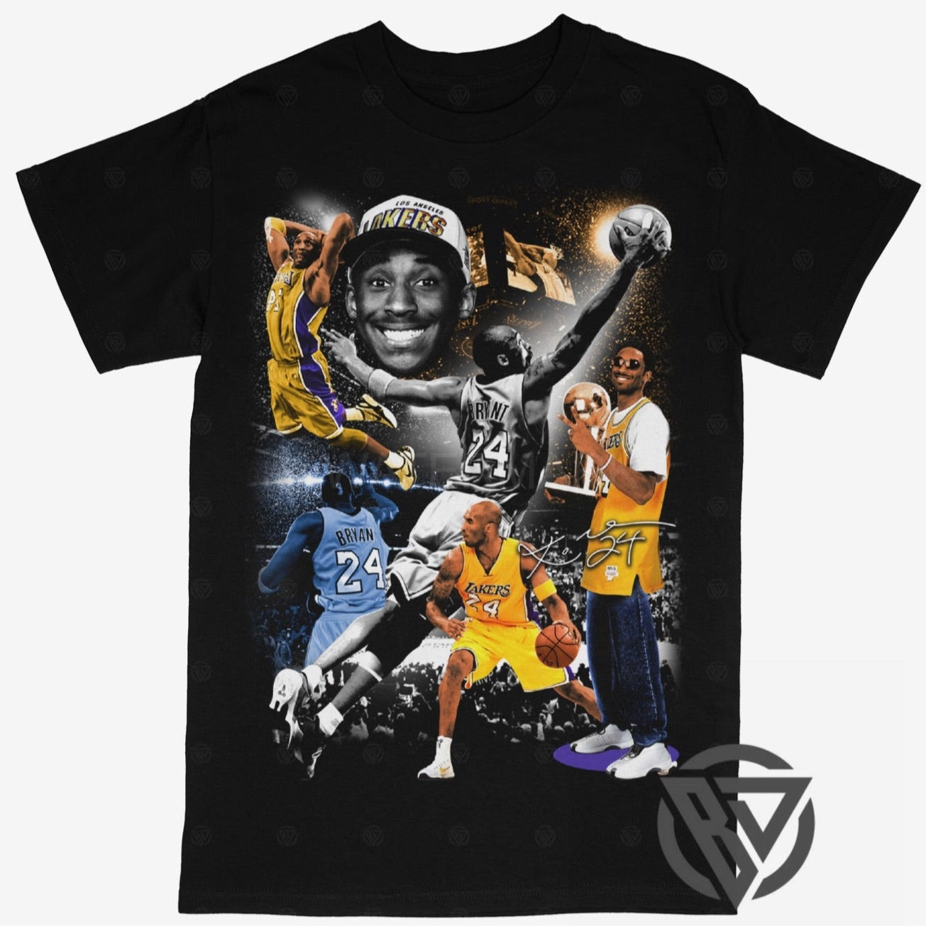 Black Mamba Tee Shirt Los Angeles Lakers Basketball Tribute ( Legacy )