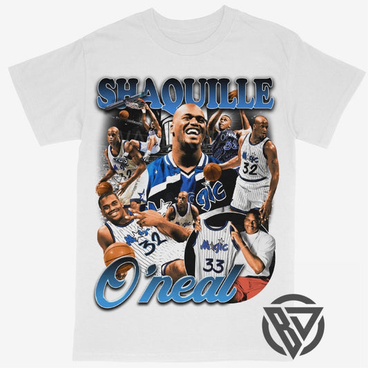 Shaquille O'neal Tee Shirt Shaq Orlando Magic NBA Basketball (V2)