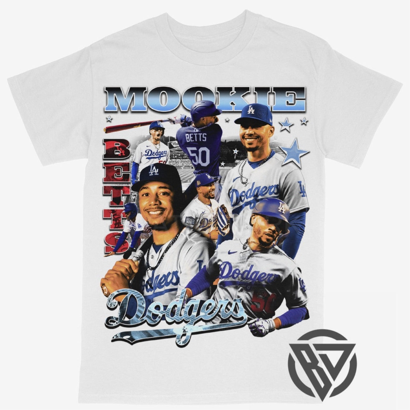 Mookie Betts Tee Shirt Los Angeles LA Dodgers MLB Baseball (V3)