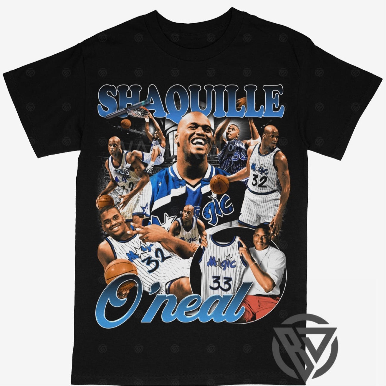 Shaquille O'neal Tee Shirt Shaq Orlando Magic NBA Basketball (V2)