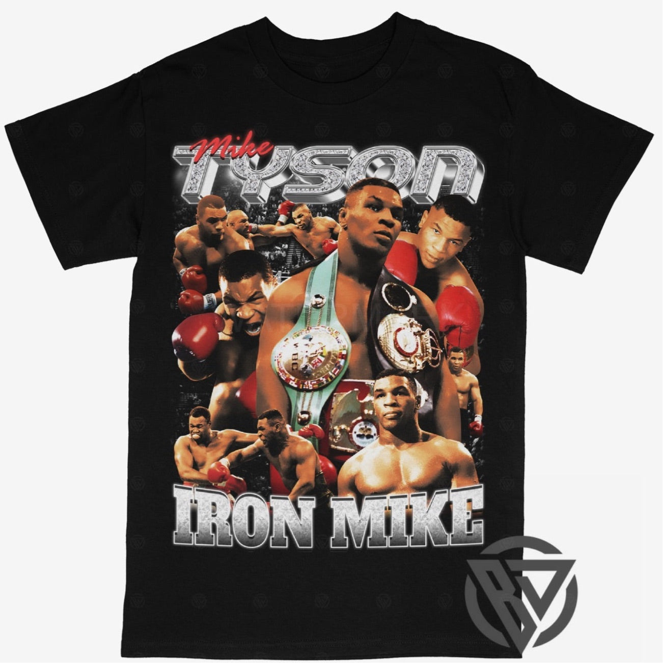 Mike Tyson Tee Shirt Boxing Fighter (Iron Mike)