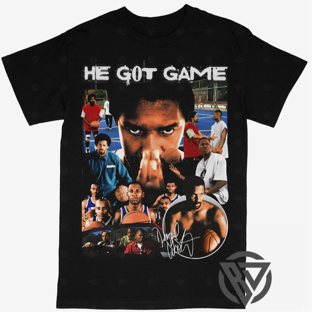 He Got Game Tee Shirt Denzel Basketball Movie Hiphop Rap Style