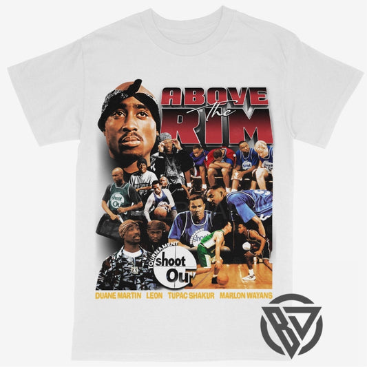 Above the Rim Tee Shirt Tupac 2pac Movie Hiphop Rap Style