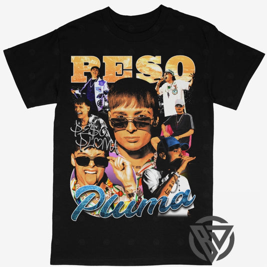 Peso Pluma Tee Shirt Mexican Rapper Rap Style Tour Concert Music Artist