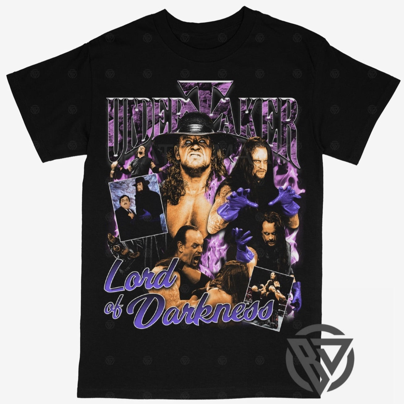 Undertaker Tee Shirt WWF WCW Wrestling (V3)