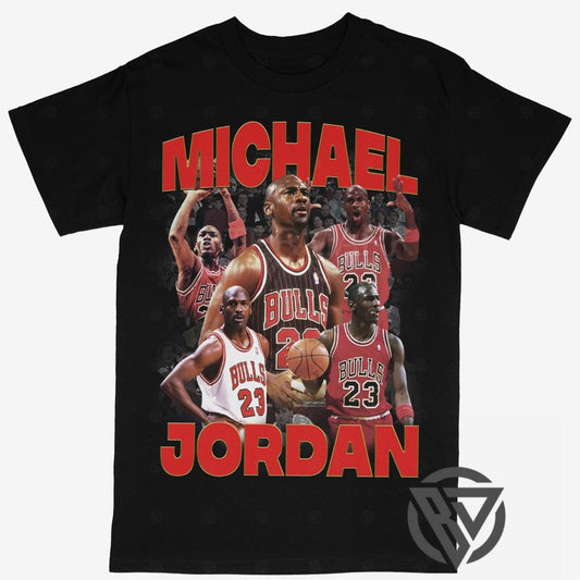 Jordan Tee Shirt Chicago Bulls Basketball Bred 1 11 Flu Game 12 (OG)