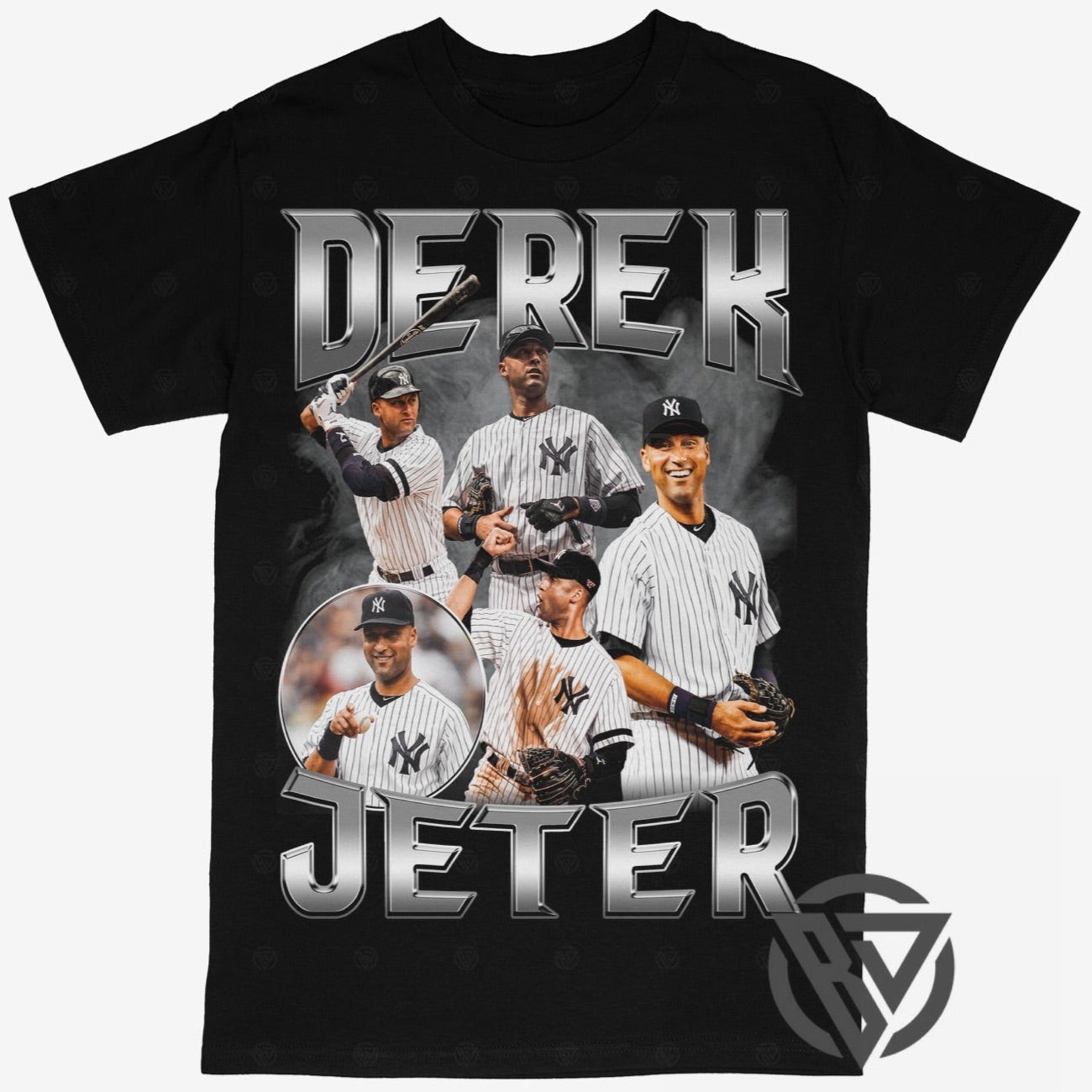 Derek Jeter Tee Shirt New York Yankees MLB Baseball