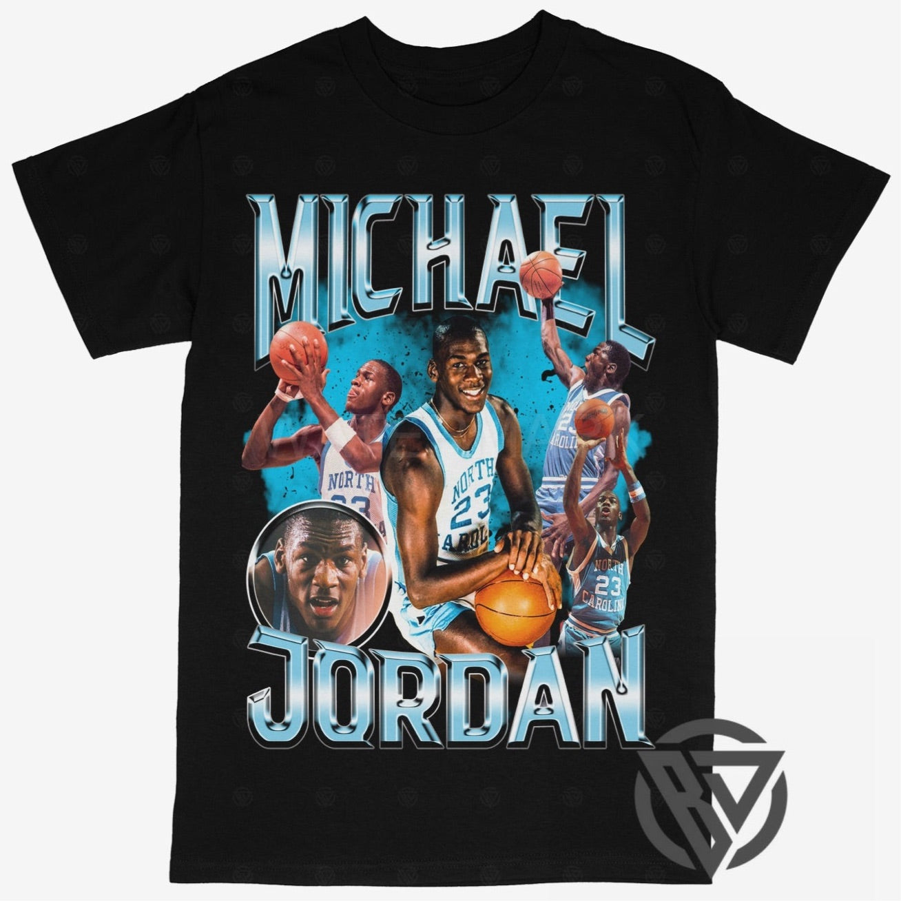 Jordan Tee Shirt North Carolina NCAA College Basketball 1 ( UNC )