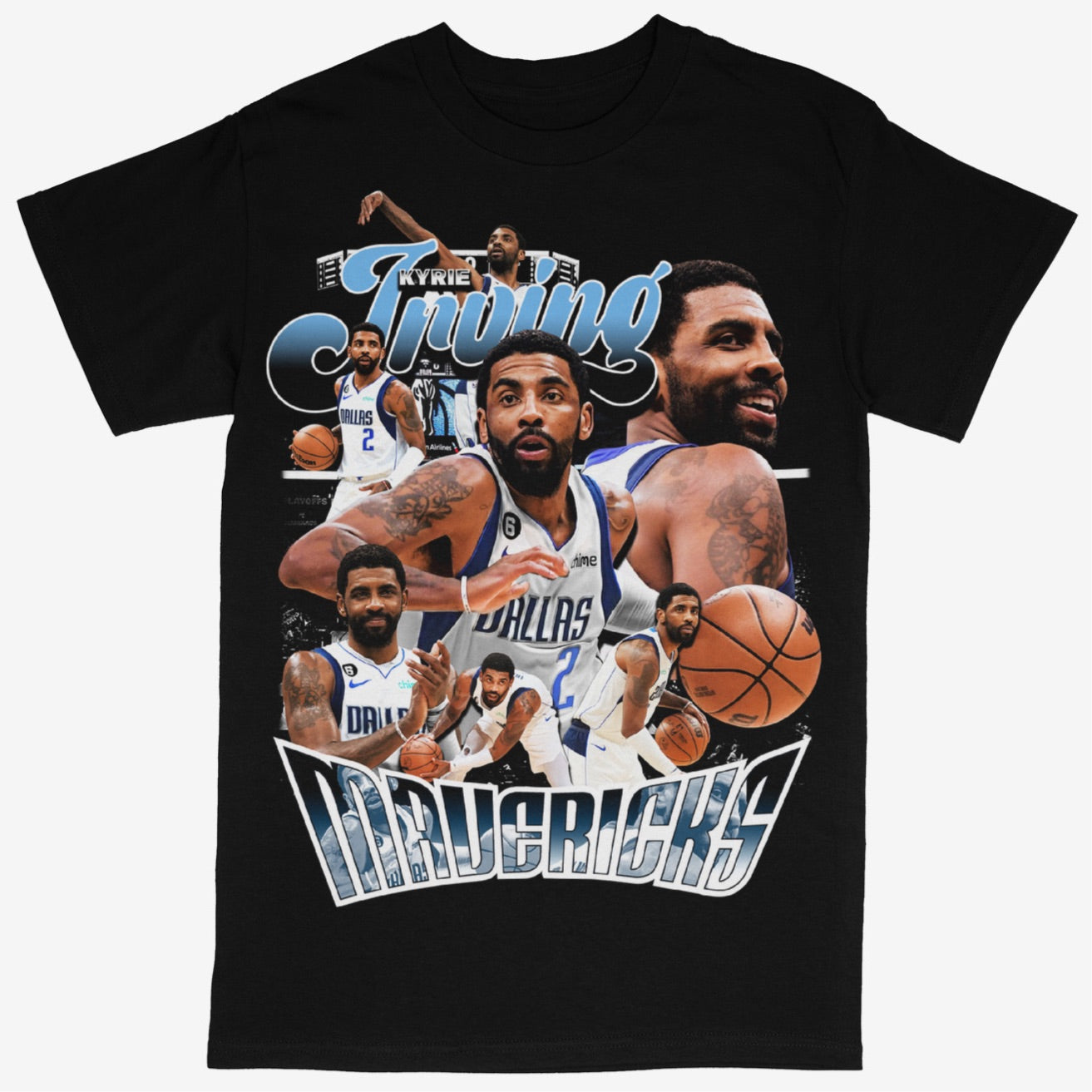 Kyrie Irving Tee Shirt Dallas Mavericks NBA Basketball