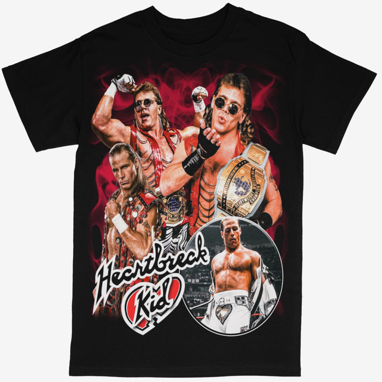 Shawn Michaels Tee Shirt Heartbreak Kid WWF WCW Wrestling