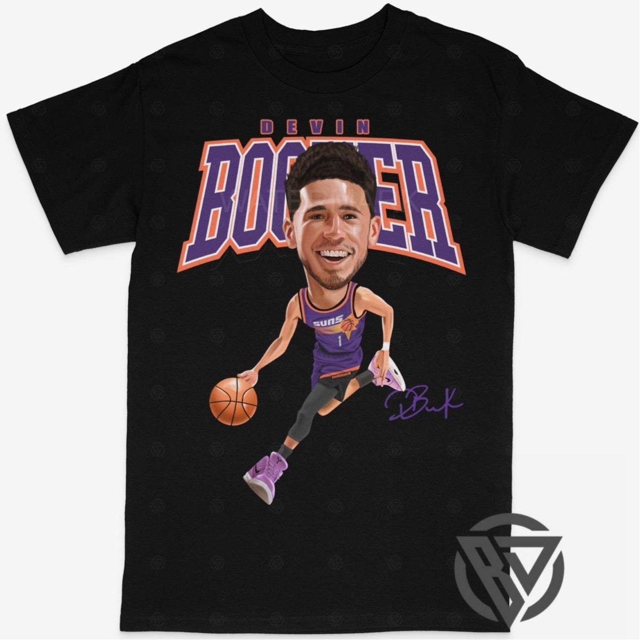 Devin Booker Tee Shirt Phoenix Suns NBA Basketball (BF)