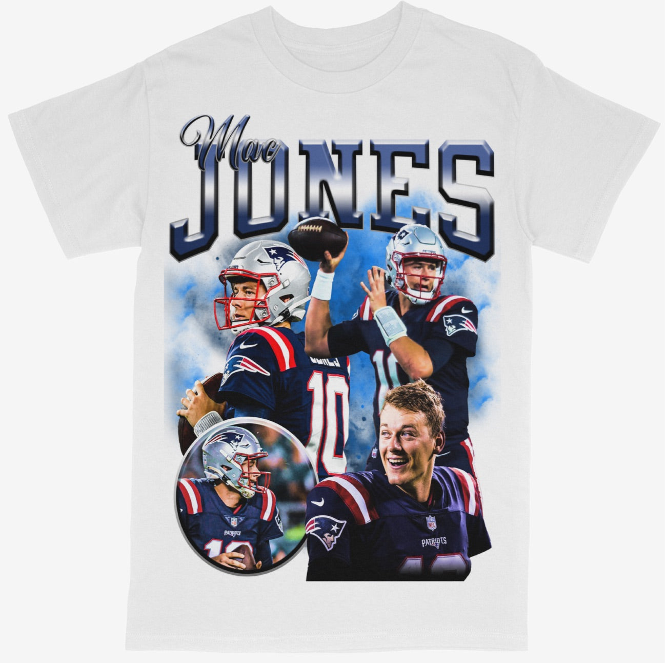 Mac Jones Tee Shirt New England Patriots NFL Football