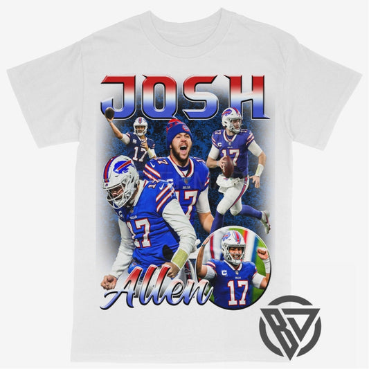 Josh Allen Tee Shirt Buffalo Bills Football