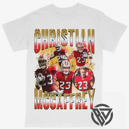 Christian McCaffrey Tee Shirt San Francisco 49ers NFL Football