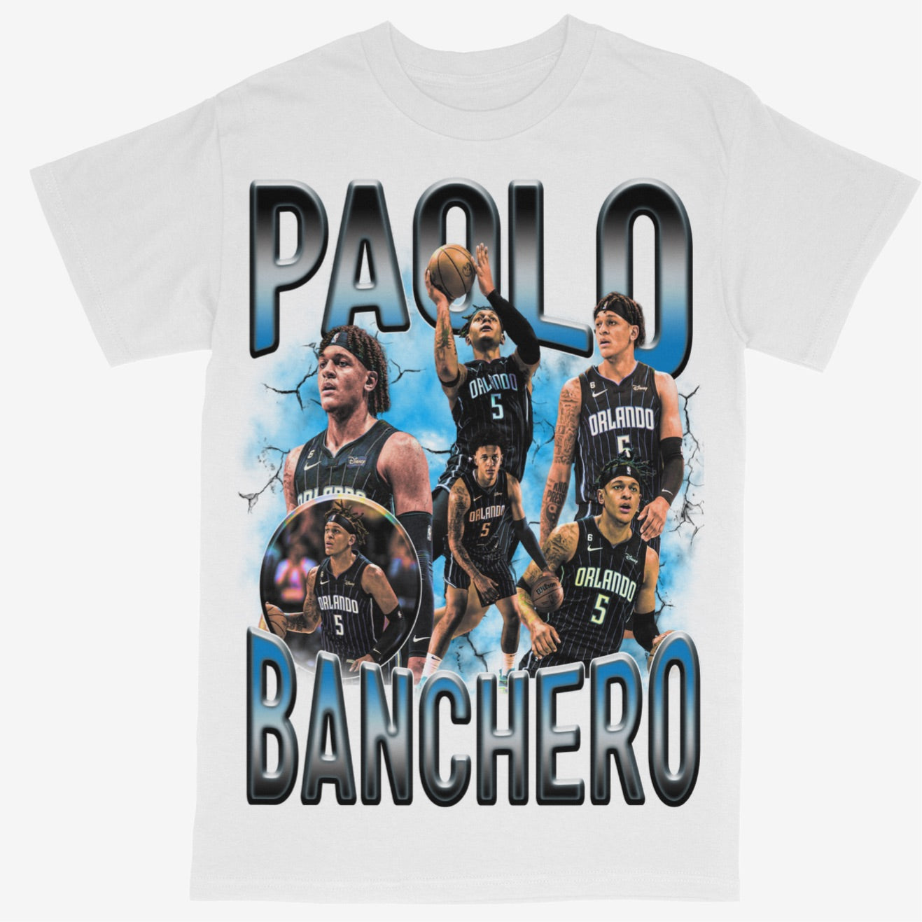Paolo Banchero Tee Shirt Orlando Magic NBA Basketball