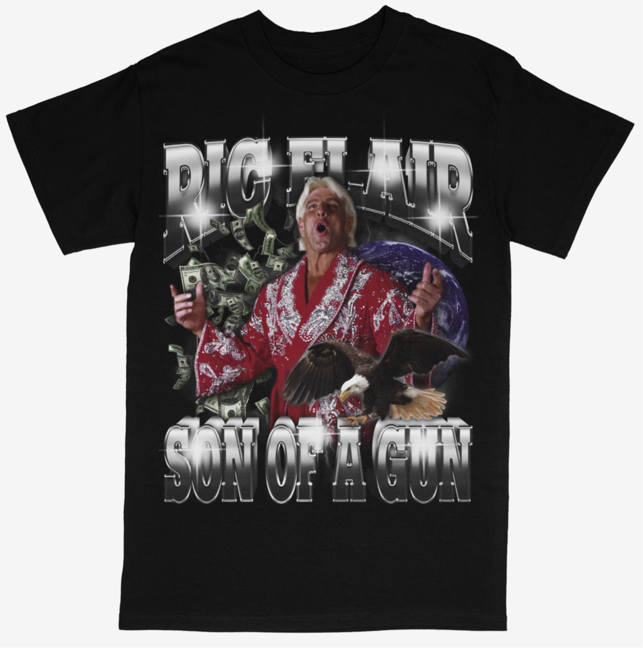 Ric Flair Tee Shirt WWF WCW Wrestling